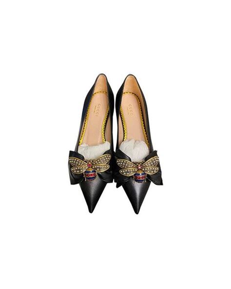 gucci queen margaret leather flats|Gucci regal beauty.